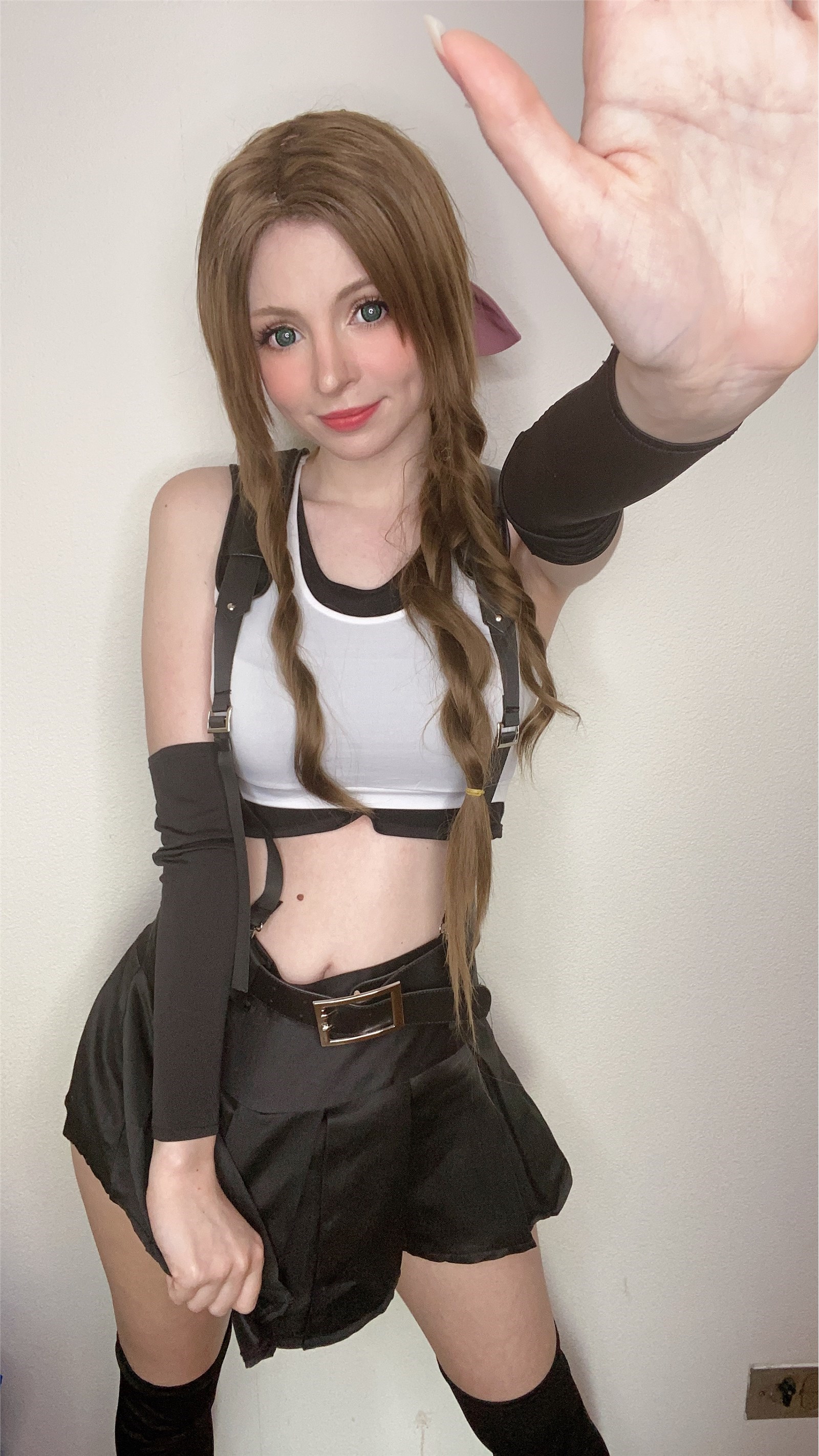 cos Peach milky - Aerith Tifa Swap(54)